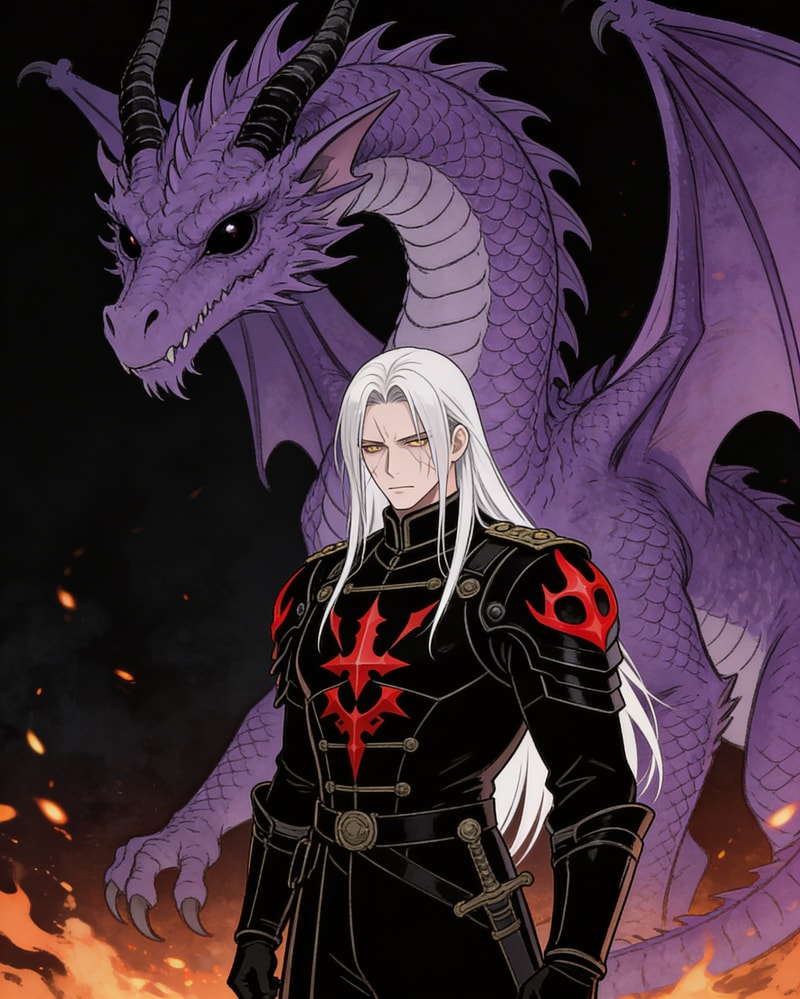Kael Draven animated male AI companion