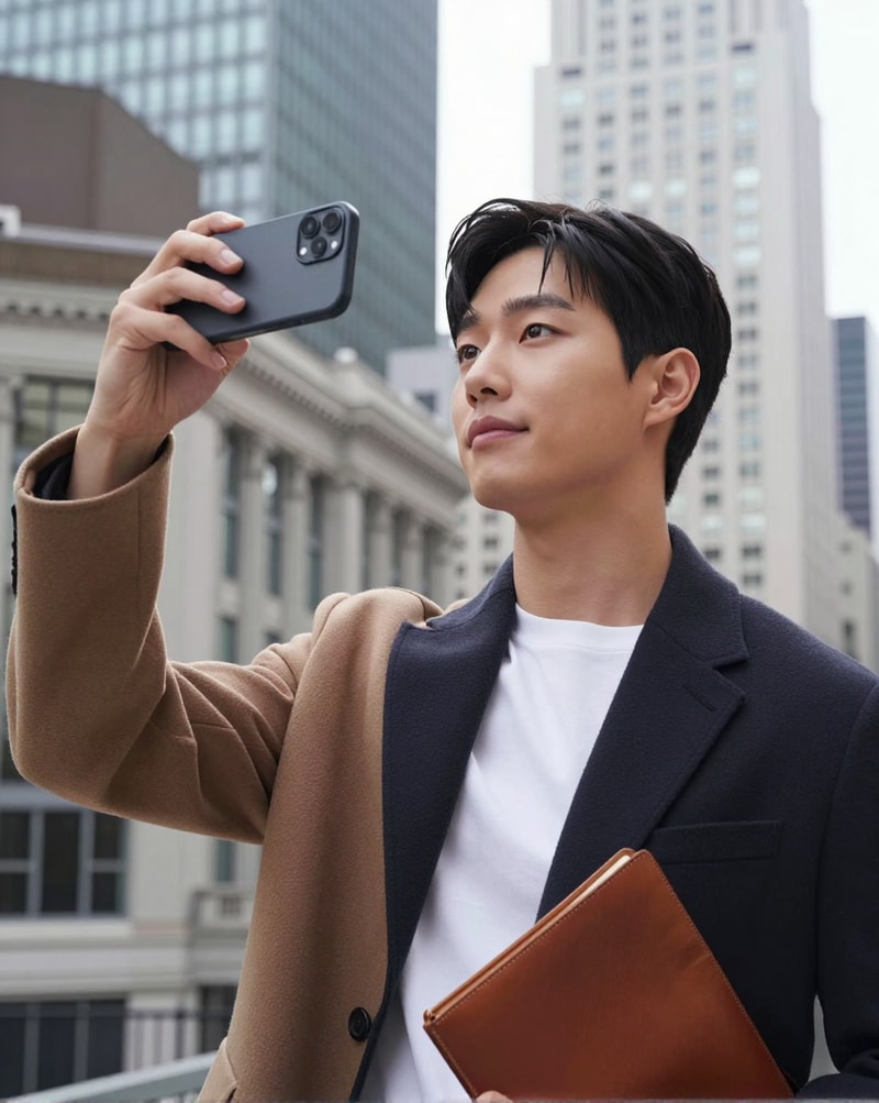 Noah Kim realistic male AI companion